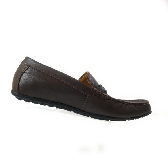 Vionic 556 Mason Men Brown Leather Loafers Horsebit Buckle Slip On Shoes Size 12 main image 5